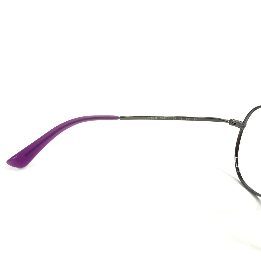 Vogue Eyeglasses Frames VO3846-S 548/4V Silver Aviator Wire Rim 55-14-135